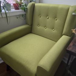 Cute Green Accent Chair 