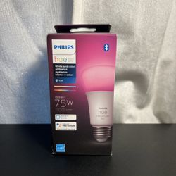 Philips Hue Smart 75W A19 LED Bulb - White and Color Ambiance Color-Changing NEW