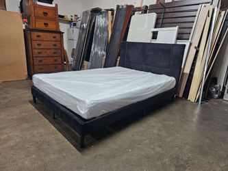 Queen bed and mattress