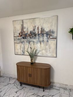 Tv entertainment center console furniture