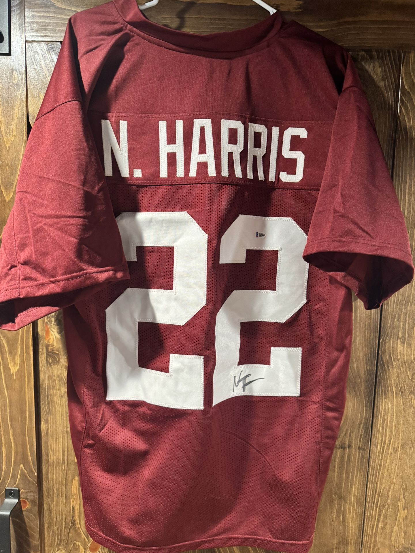 Najee Harris Signed Bama Jersey