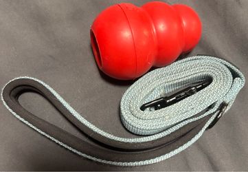 Small dog Leash and Kong bundle