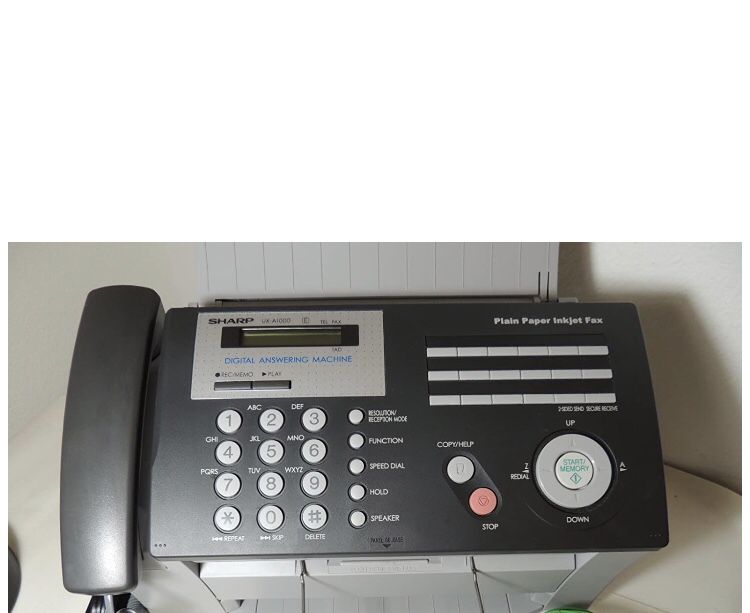 Sharp inkjet fax machine UXA 1000