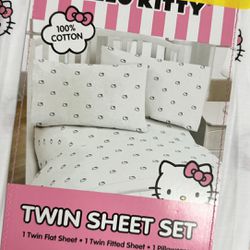 Hello Kitty Twin Bed Sheets 
