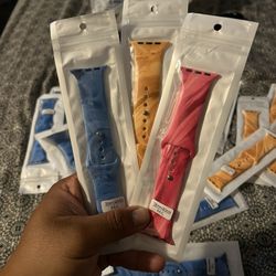 Apple Watch Bands Silicone Marble Design 