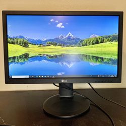 LG 24” 1080p Swivel Monitor With HDMI Cable 