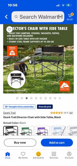 yeah Directors chair with side table , New