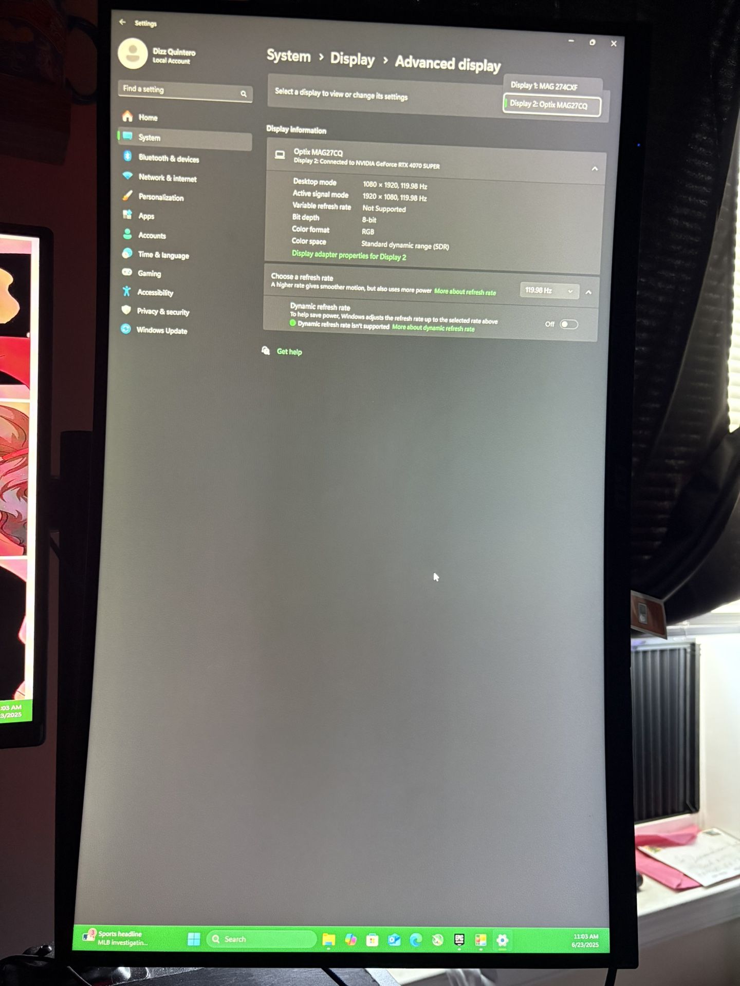 Gaming Monitor