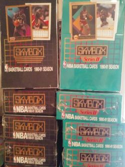 Brand new Skybox 90-91 NBA series 1 and 2