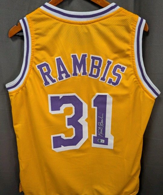 Los Angeles Lakers Kurt Rambis Signed Jersey