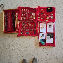 Clip Earrings And Costume Jewelry