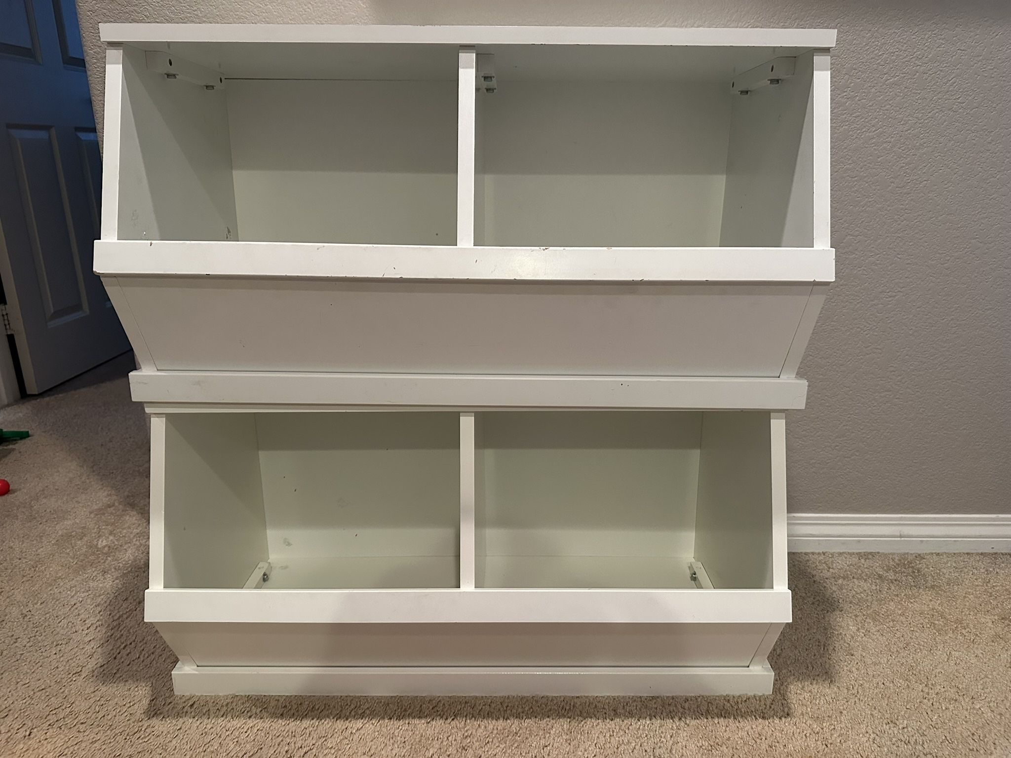 Container Store Nantucket Toy Storage Bins – White