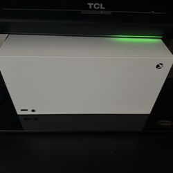 Xbox series X with two controllers