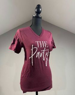 Like New XS Maroon The Party Shirt
