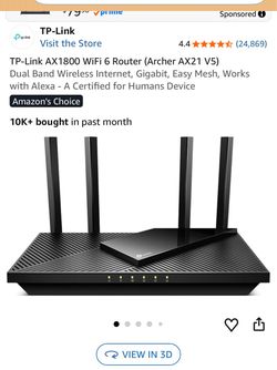 TP-Link Archer AX21 WiFi 6 Router