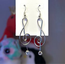 Hand-made earrings