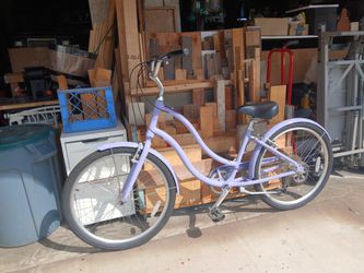 Tuesday 7-Speed Beach Cruiser Light Weight Aluminum Frame Bicycle Model March 7 Low-Step Bike