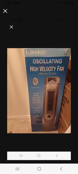 Tower Fan  High velocity 