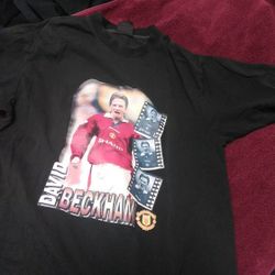 David Beckham Black Tshirt (L)