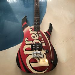Dr. Pepper Promotional Guitar