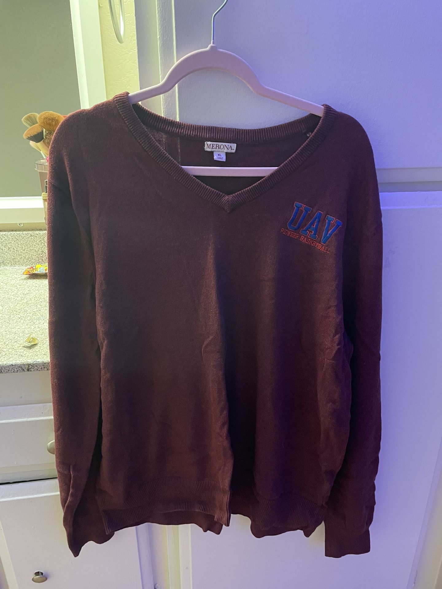 Burgundy UAV Sweater