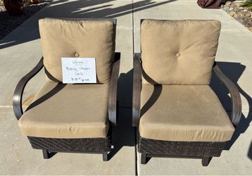 Outdoor Wicker Rocking Chairs