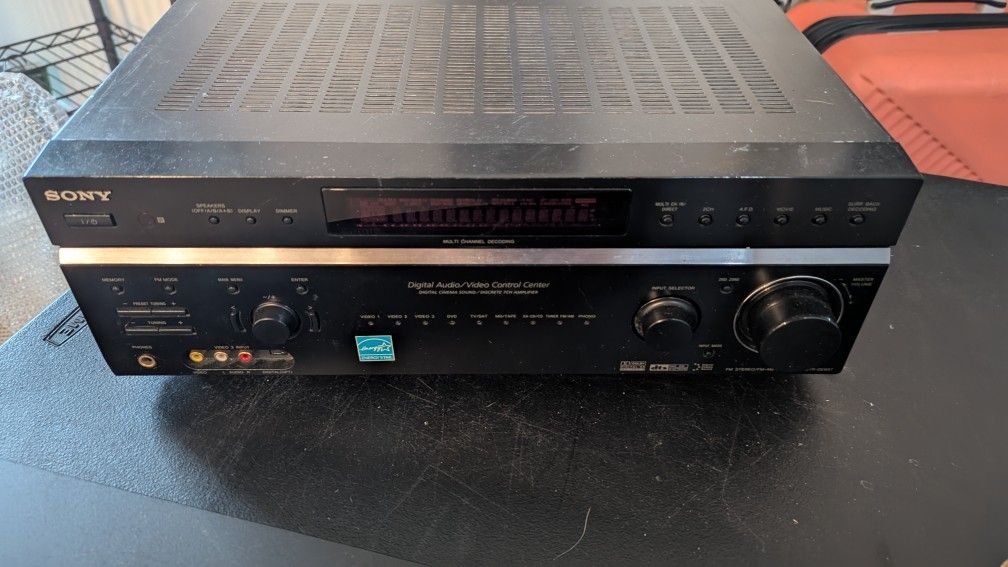 Sony STR-DE997 Home Theater Receiver Dolby Digital EX DTS-ES Pro Logic No Remote