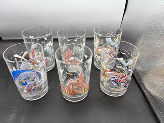 Disney World McDonalds Drinking Glasses set of 6