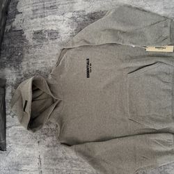 Dark oatmeal essential hoodie