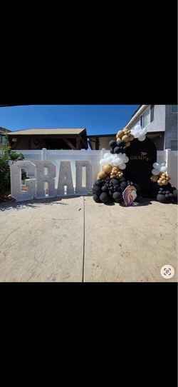 Marquee letters and numbers