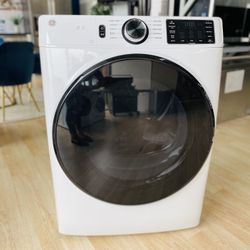 GE 7.8-cu ft Stackable Dryer (White) ENERGY STAR AYSPF