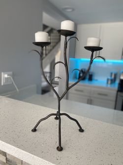 Candle holder rod iron beautiful!!
