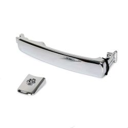HECASA Front Driver Side Chrome Door Handle w/Key Hole For 09-2015 Nissan Rogue