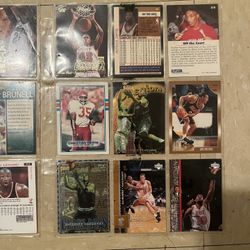 90’s Football And Basketball Cards