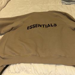 Essentials Hoodie Tan Jacket 