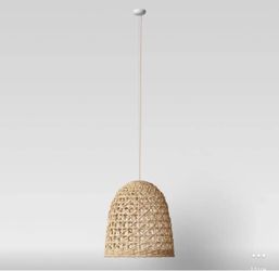 Large Corn Rope Pendant Lamp Light Brown (Includes LED Light Bulb) - Threshold™