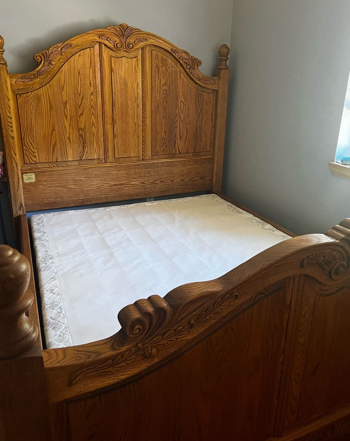 Solid Oak Bed Frame