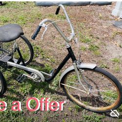 Vintage tricycle MAKE A OFFER NO FREE PLS READ
