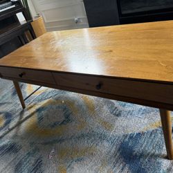 Mid-Century Modern Coffee Table + Area Rug – $300 obo