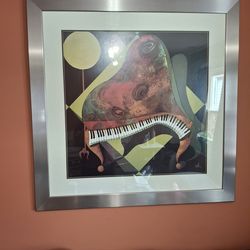 Framed modern art-New