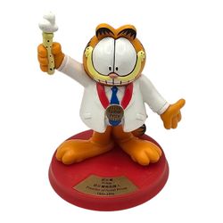 Vtg 1999 Nobel Prize PAWS Garfield P&G Watson's The Coolest Cat History Figure
