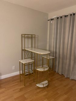 Modern 3-piece bar table set