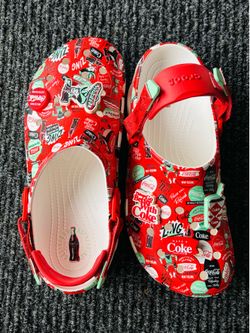 Crocs Coca Cola Coke Soda All-Terrain Clog, Men’s Size 10 / Women’s Size 12