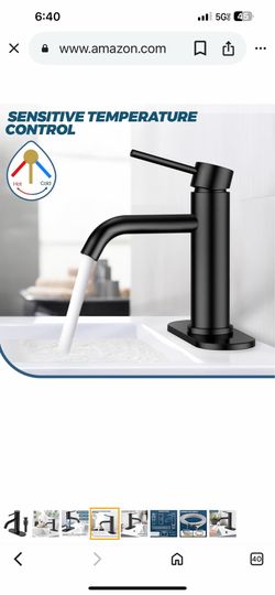 Brushed Gold Bathroom Faucets Nickel And Black  A42