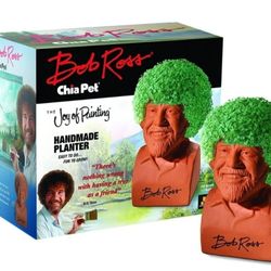 Chia Pet Bob Ross (The Joy of Painting) - Decorative Pot Easy to Do Fun to Grow