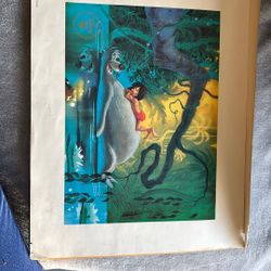 Disney Jungle Book Lithograph 