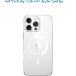 iPhone 16 Pro Max Clear Case (Magnetic)