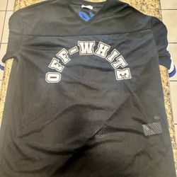 🔥 Off-White “23 Abloh” Mesh Jersey – Black/White – AUTHENTIC 🔥