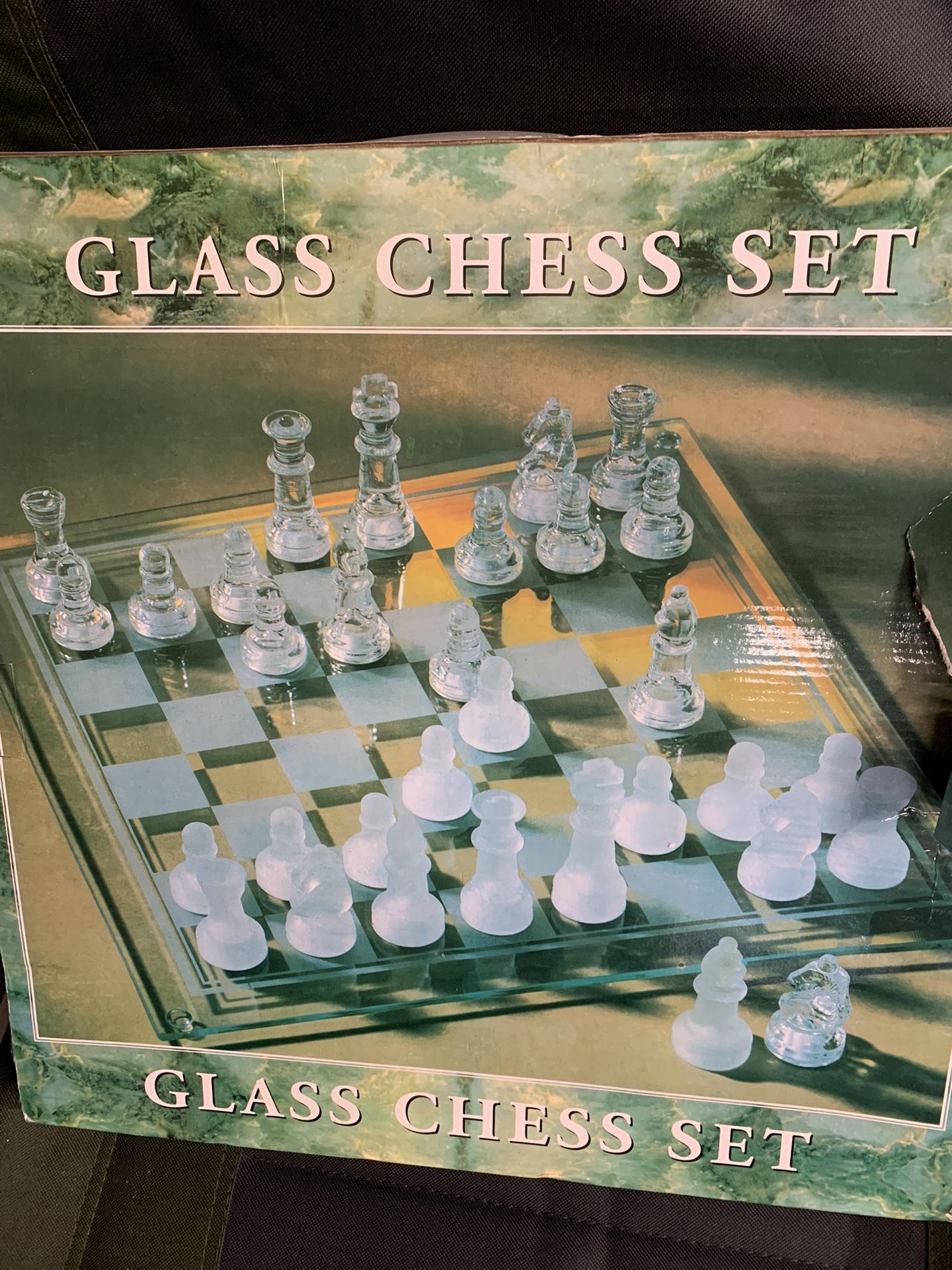 Glass Chess Set