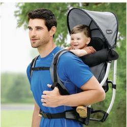 Chicco Gray Baby Backpack Carrier